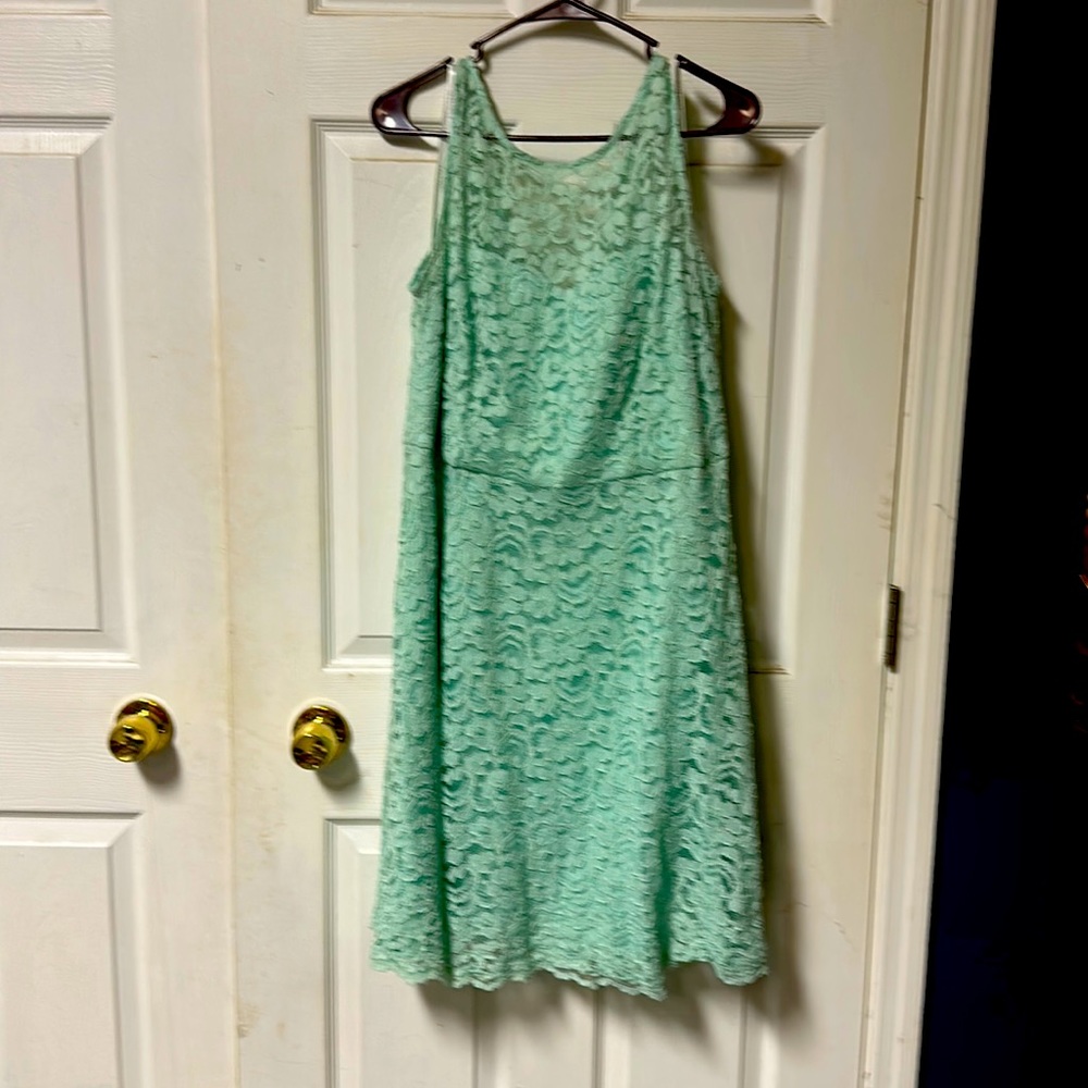 Bridesmaid dress from David’s Bridal